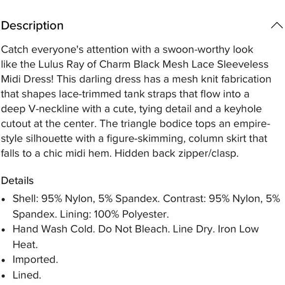 Lulu's Elegant Black Maxi Dress with White Lace - Picture 5 of 5